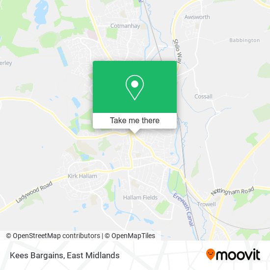 Kees Bargains map