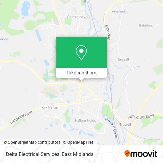 Delta Electrical Services map