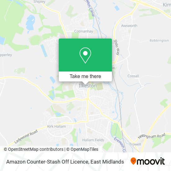 Amazon Counter-Stash Off Licence map