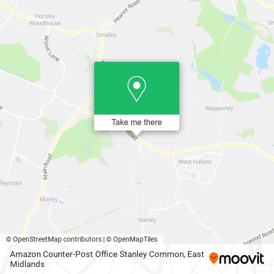 Amazon Counter-Post Office Stanley Common map