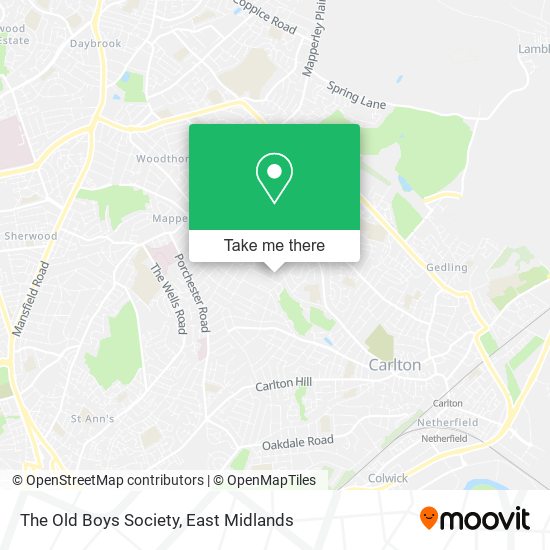 The Old Boys Society map