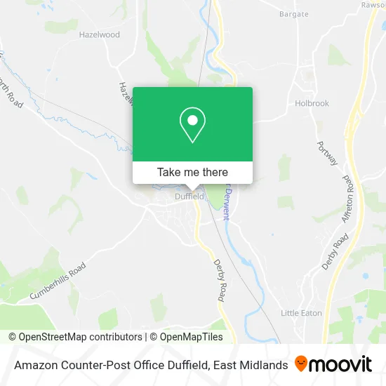 Amazon Counter-Post Office Duffield map