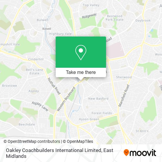 Oakley Coachbuilders International Limited map