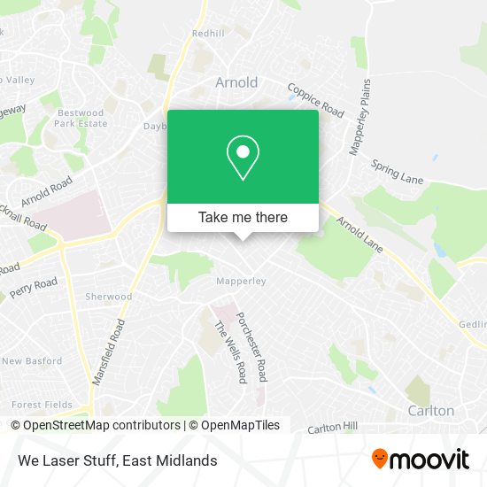 We Laser Stuff map