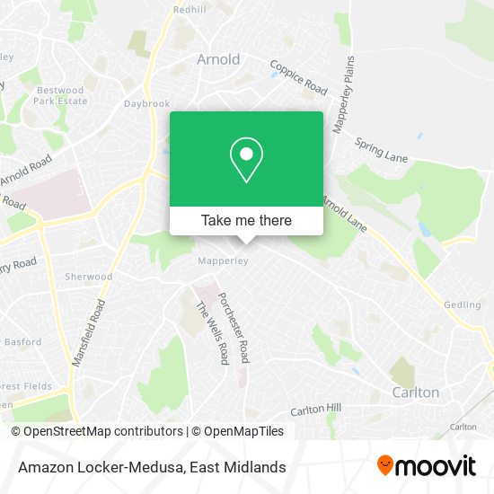 Amazon Locker-Medusa map