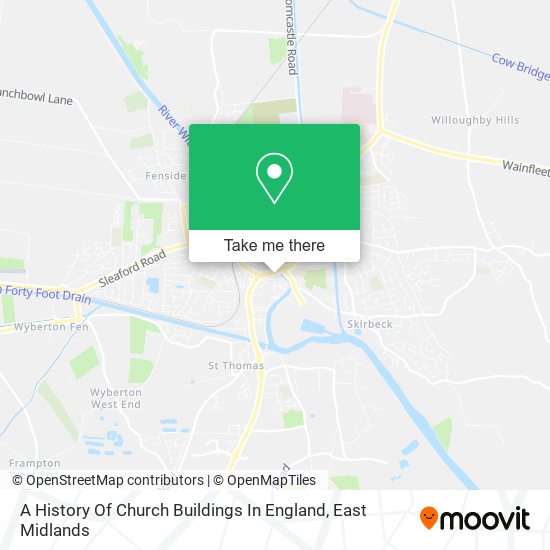A History Of Church Buildings In England map