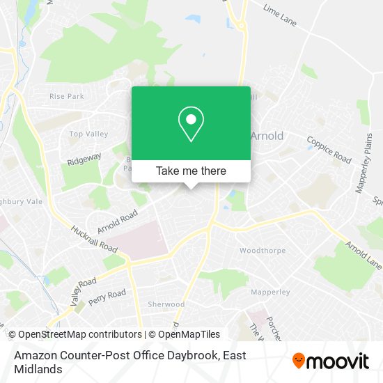 Amazon Counter-Post Office Daybrook map