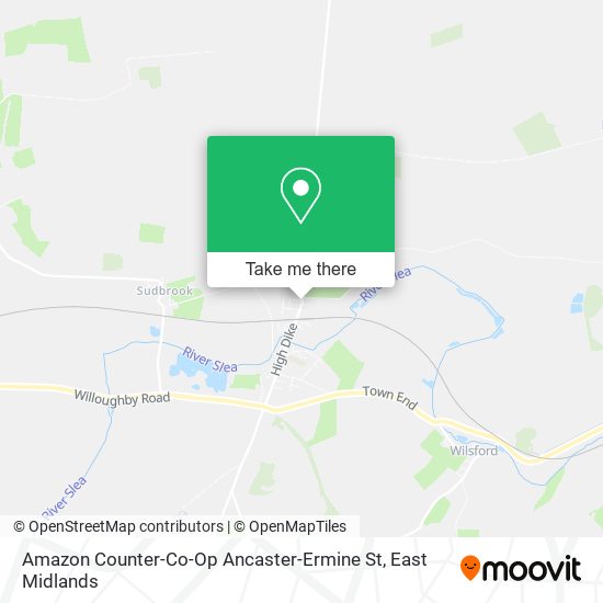 Amazon Counter-Co-Op Ancaster-Ermine St map