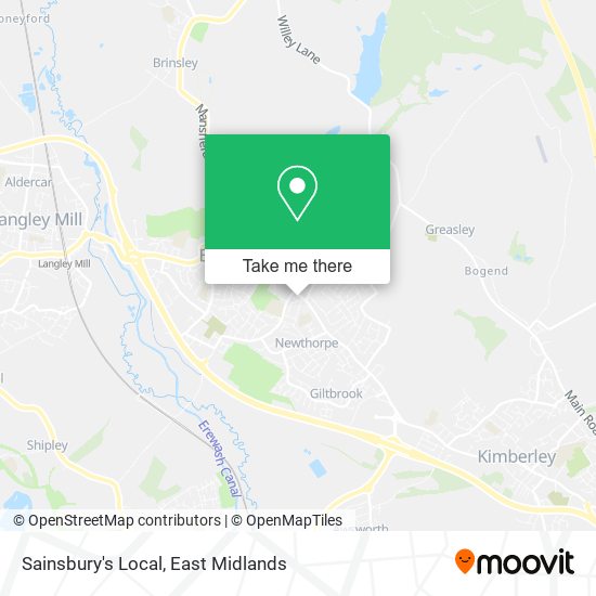 Sainsbury's Local map