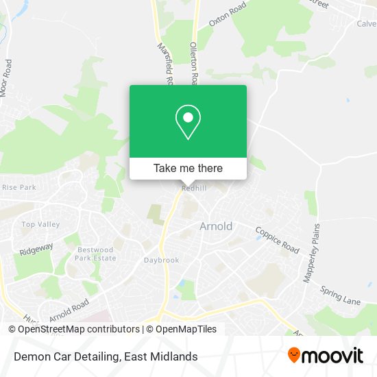 Demon Car Detailing map