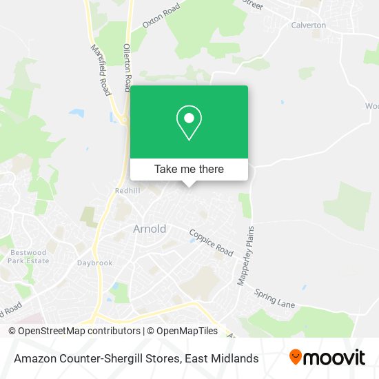 Amazon Counter-Shergill Stores map
