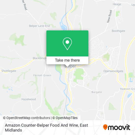 Amazon Counter-Belper Food And Wine map