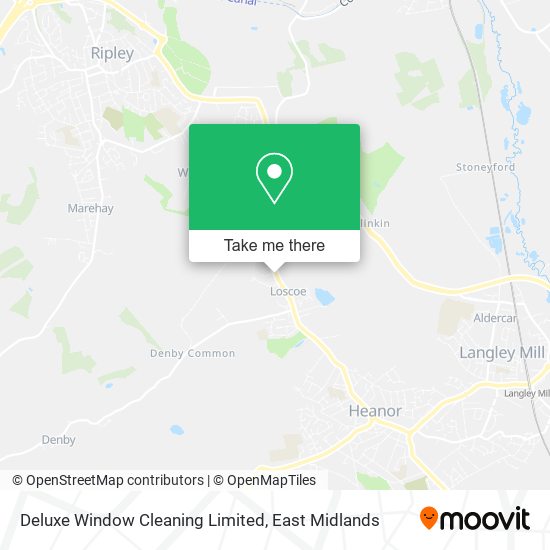 Deluxe Window Cleaning Limited map