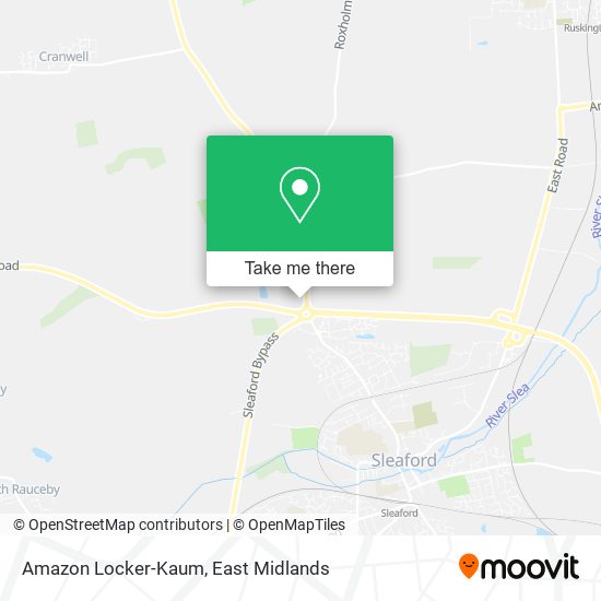 Amazon Locker-Kaum map