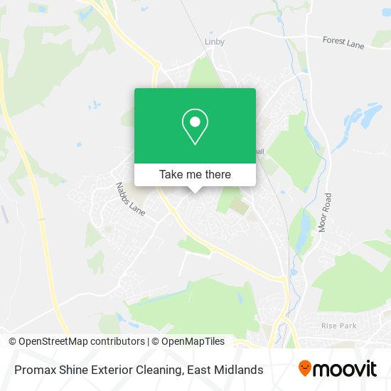 Promax Shine Exterior Cleaning map