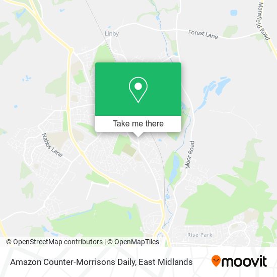 Amazon Counter-Morrisons Daily map