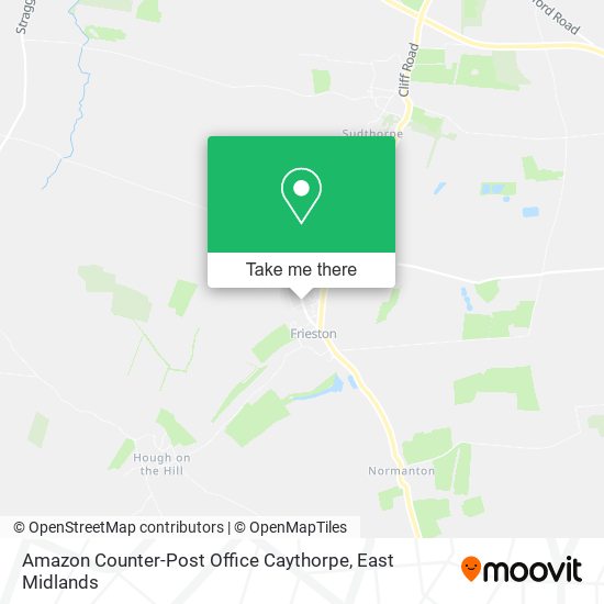 Amazon Counter-Post Office Caythorpe map