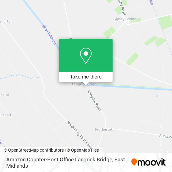 Amazon Counter-Post Office Langrick Bridge map