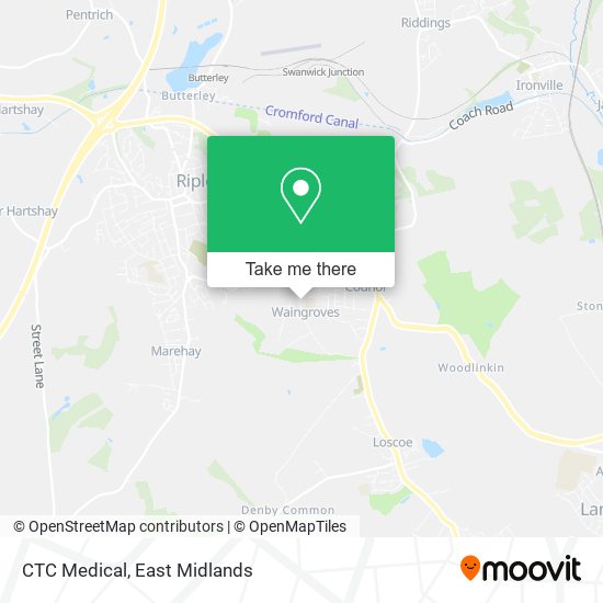 CTC Medical map