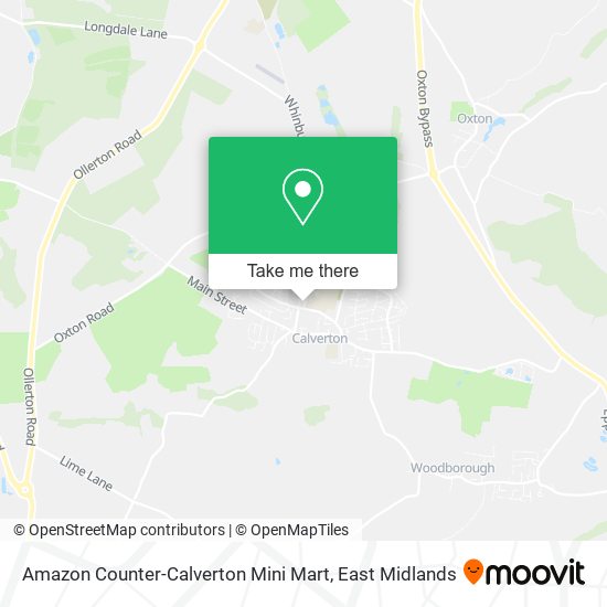 Amazon Counter-Calverton Mini Mart map