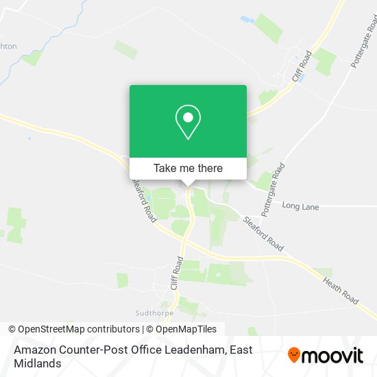 Amazon Counter-Post Office Leadenham map
