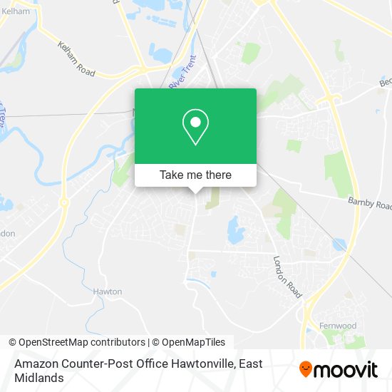 Amazon Counter-Post Office Hawtonville map