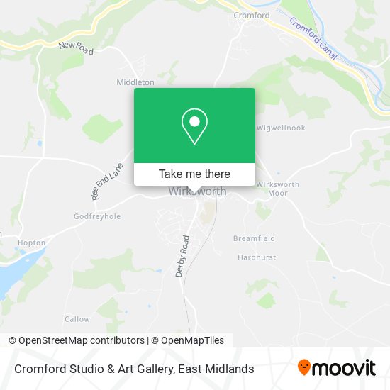 Cromford Studio & Art Gallery map