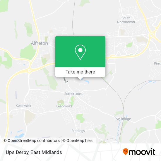 Ups Derby map