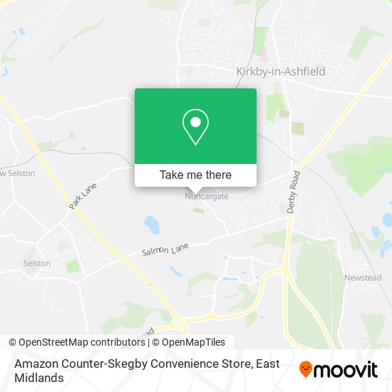 Amazon Counter-Skegby Convenience Store map