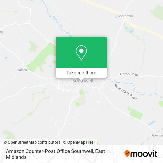 Amazon Counter-Post Office Southwell map