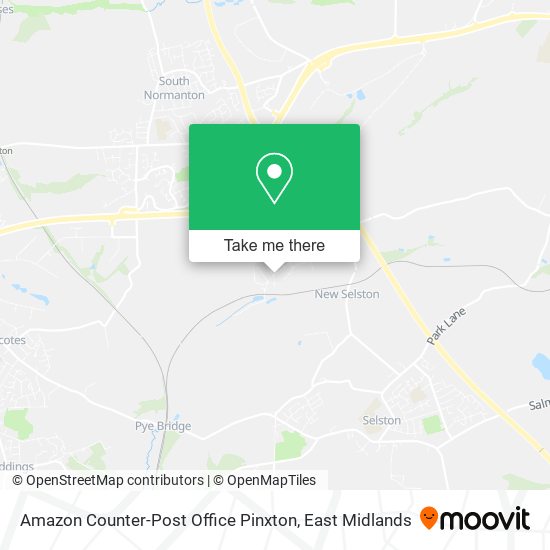 Amazon Counter-Post Office Pinxton map