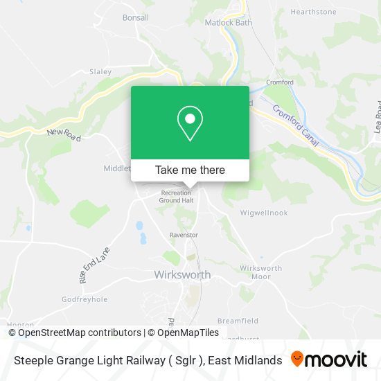 Steeple Grange Light Railway ( Sglr ) map