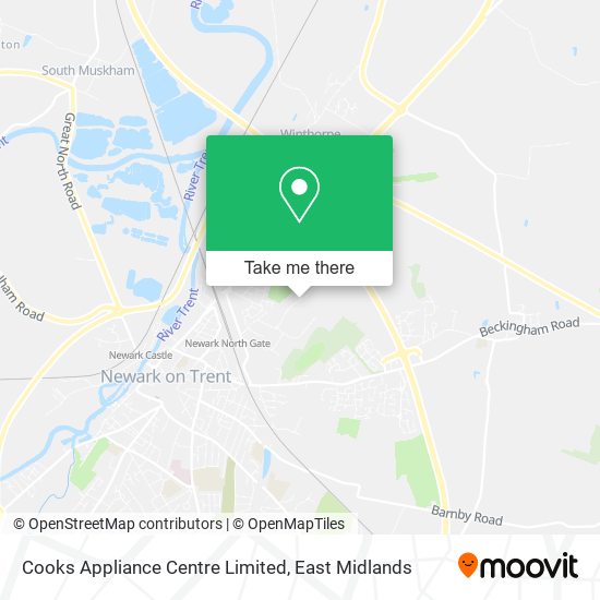 Cooks Appliance Centre Limited map