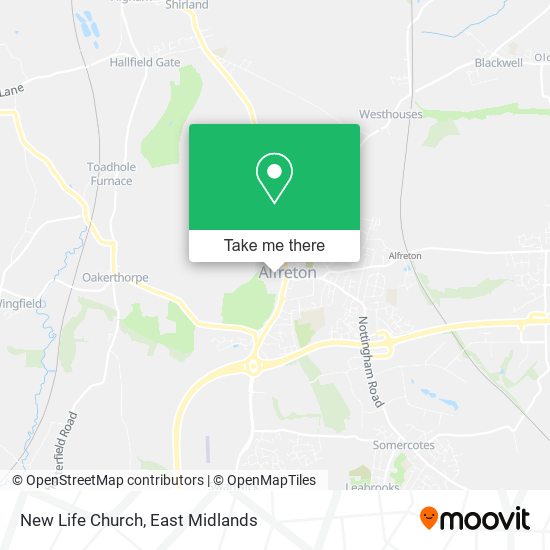 New Life Church map