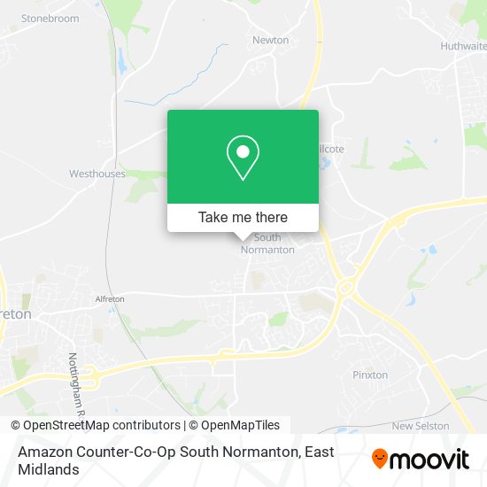Amazon Counter-Co-Op South Normanton map