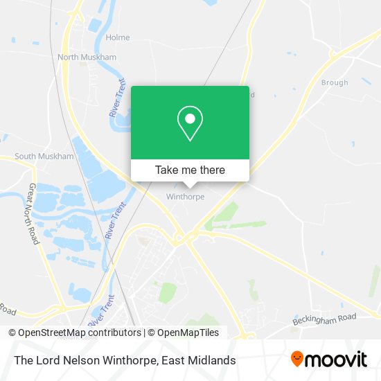 The Lord Nelson Winthorpe map