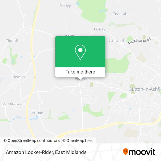 Amazon Locker-Rider map