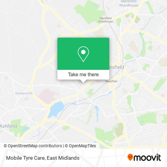 Mobile Tyre Care map