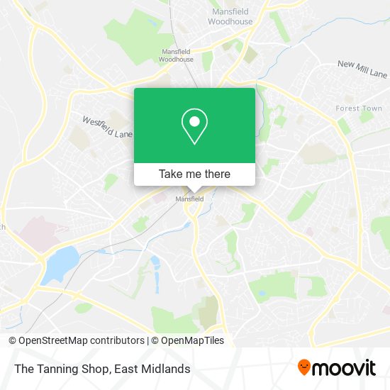 The Tanning Shop map