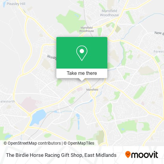 The Birdie Horse Racing Gift Shop map