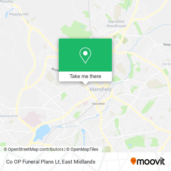 Co OP Funeral Plans Lt map