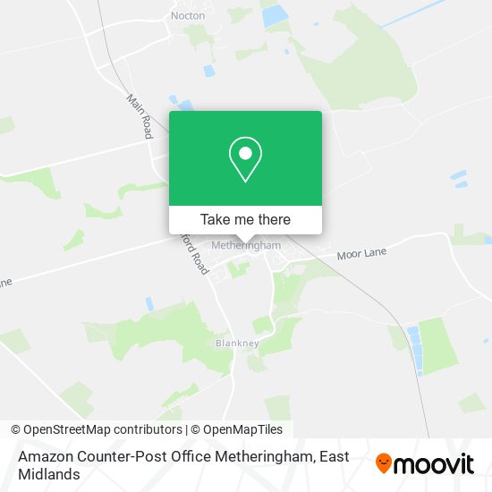 Amazon Counter-Post Office Metheringham map