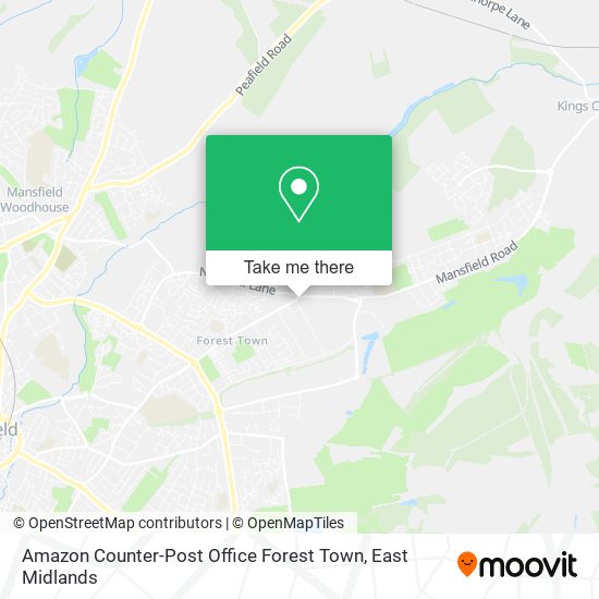 Amazon Counter-Post Office Forest Town map