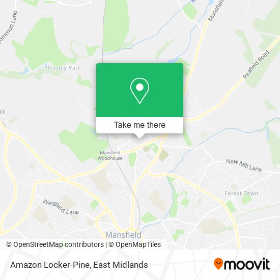 Amazon Locker-Pine map