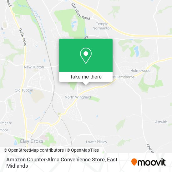 Amazon Counter-Alma Convenience Store map