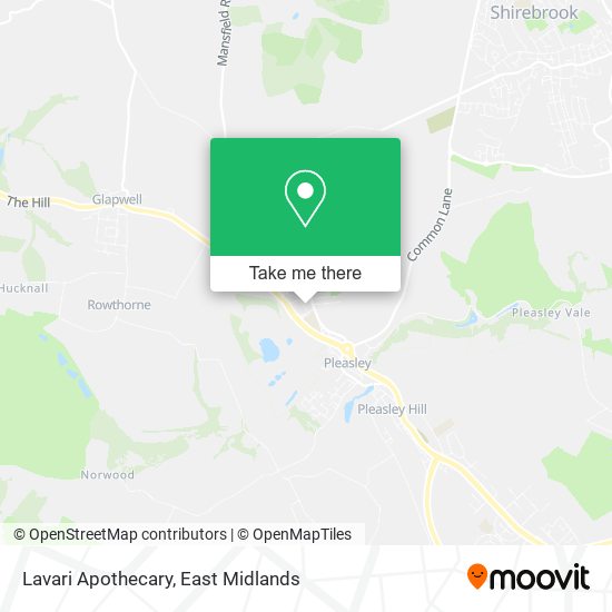 Lavari Apothecary map