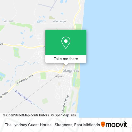 The Lyndsay Guest House - Skegness map