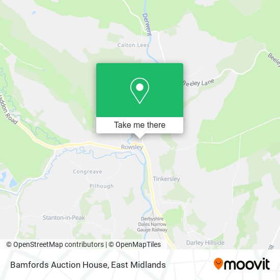 Bamfords Auction House map