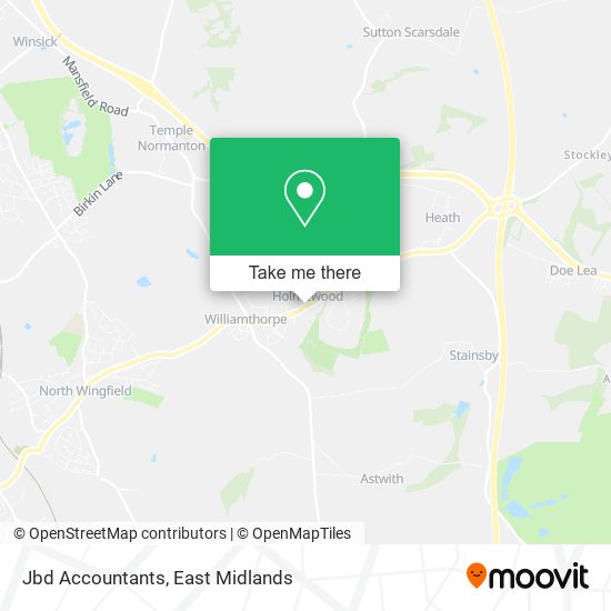 Jbd Accountants map