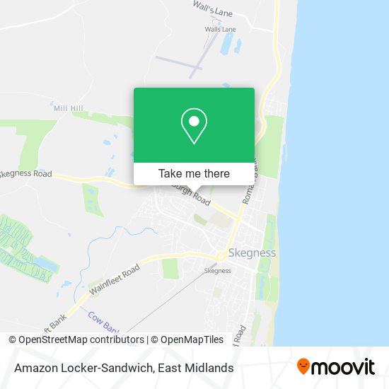 Amazon Locker-Sandwich map